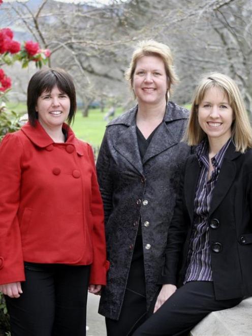 (From left) University of Otago historian Dr Angela Wanhalla, immunologist Dr Sarah Young and...