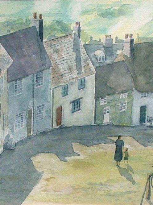 <i>Gold Hill, Shaftesbury,</i> by Ron Esplin