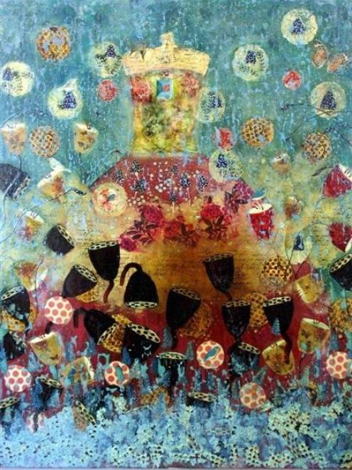 <i>Jasmine</i> (2011), a $4300 mixed media by Mandy Emerson. Photos supplied.