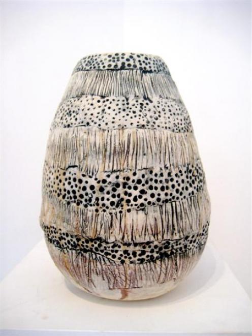 <i>Skin of the Earth Vase, by Sue Rutherford</i>