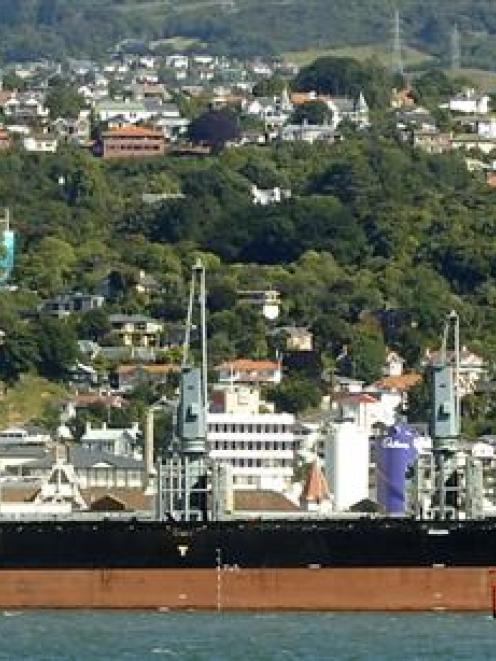 <i>Trans Friendship II</i> visits Dunedin for the first time. Photos by Doug Wright.