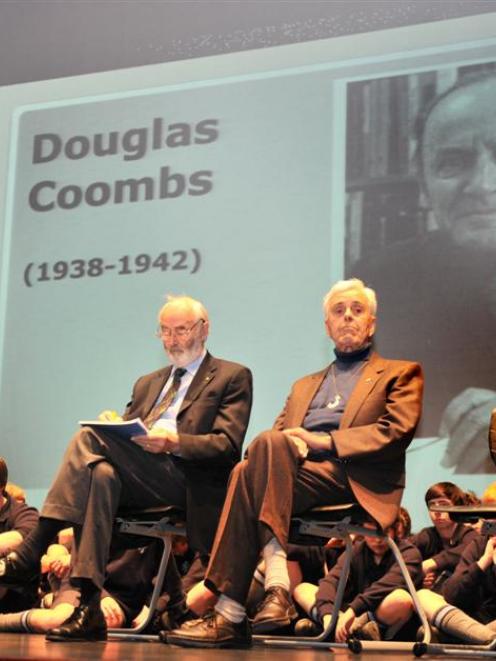 Inducted into King's High School "Wall of Fame"  this week were Hugh Templeton (seated, left),...