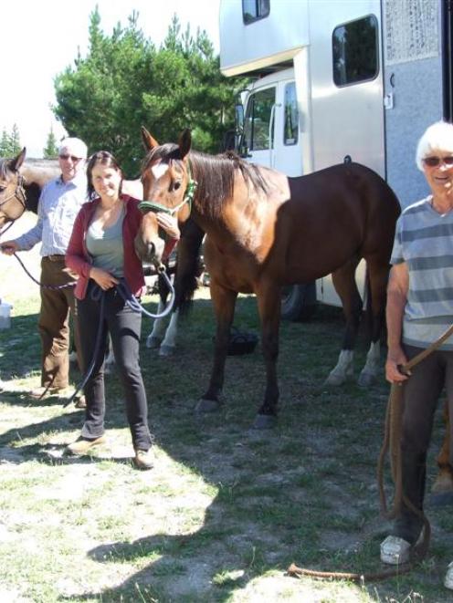 Jeanette McKay, of Springvale (right), with Josh, is one of six riders who will set off today ...
