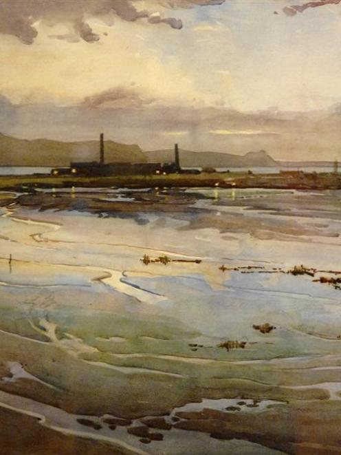 'Lake Logan', by Alfred Herbert Cook, 1924.