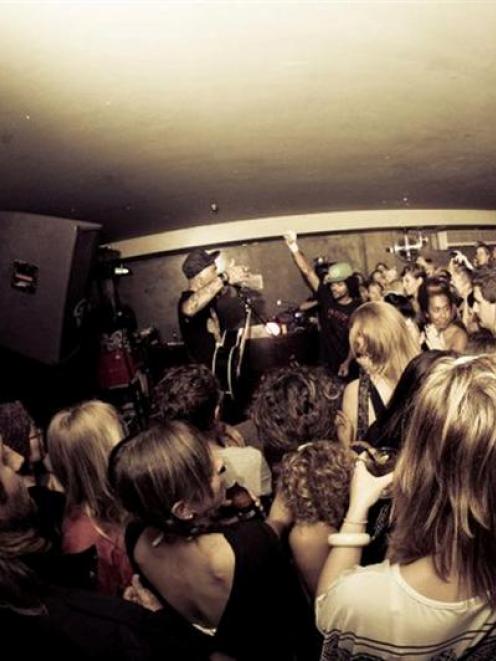 New Zealand musician Tiki Taane plays to a full house at Queenstown's Subculture nightclub in...