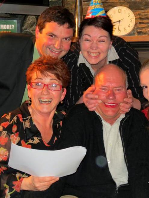 Remarkable Theatre players (from left) Andrew Edgar, Kathleen Brentwood, Victoria Keating, David...