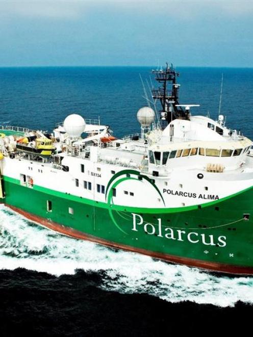 Shell will spend the rest of the year analysing hydrographic data collected by the Polarcus Alima...