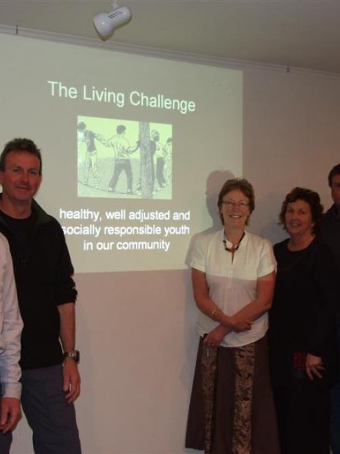 "The Living Challenge" plans were unveiled this week in Alexandra. At the launch are (from left)...