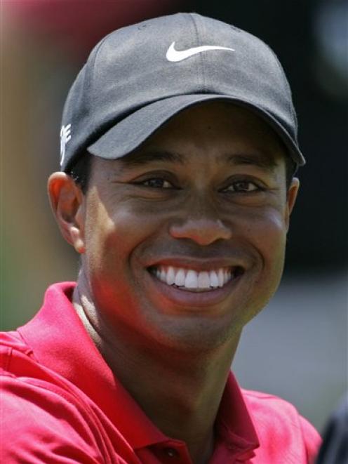 A 2008 AP file photo of Tiger Woods.