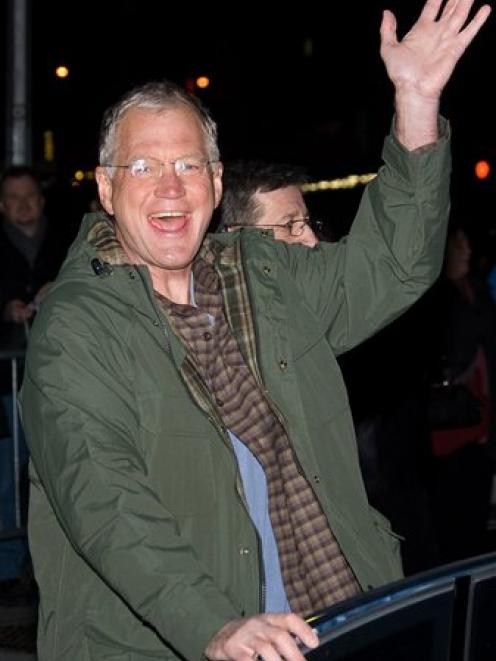 A 2009 AP file photo of talk show host David Letterman.