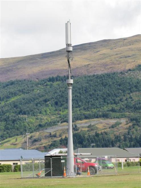 A $200,000 mobile tower was installed by Telecom in Frankton last week to cater for the Wakatipu...