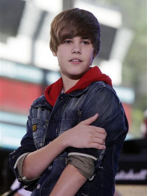 A 2010 AP file photo of singer Justin Bieber.