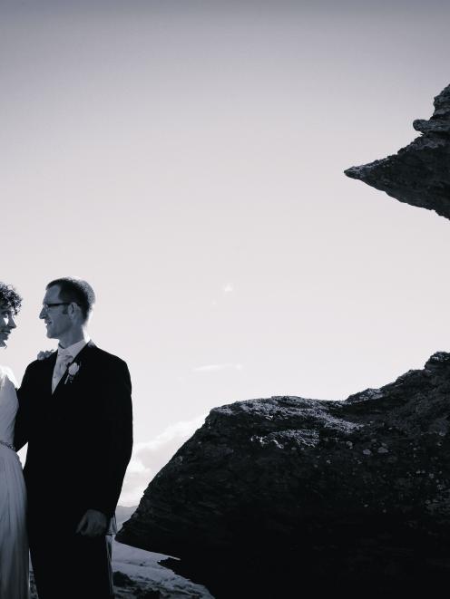 A beautiful moment between Jeannie and Tony Galavazi after they married at Northburn Station in...