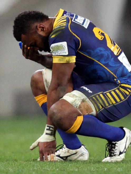 A dejected Naulia Dawai of Otago after their loss to Canterbury after the round one ITM Cup match...