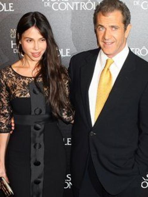 A February 4, 2010 AP file photo of Mel Gibson and Oksana Grigorieva.
