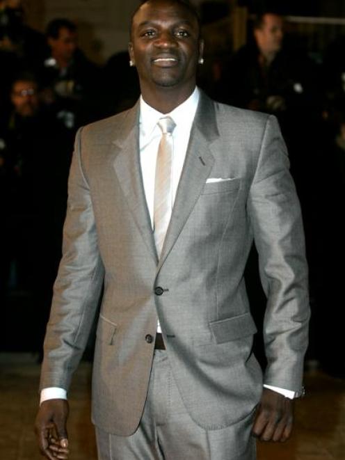 A January 2009 file photo of Senegalese-American singer Akon. Photo by AP.