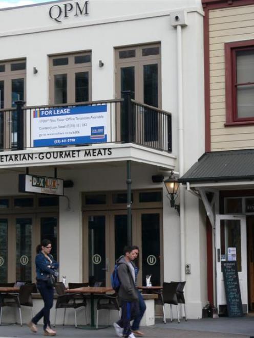 A lack of customers has resulted in Queenstown's Dux de Lux restaurant going on the market. Photo...