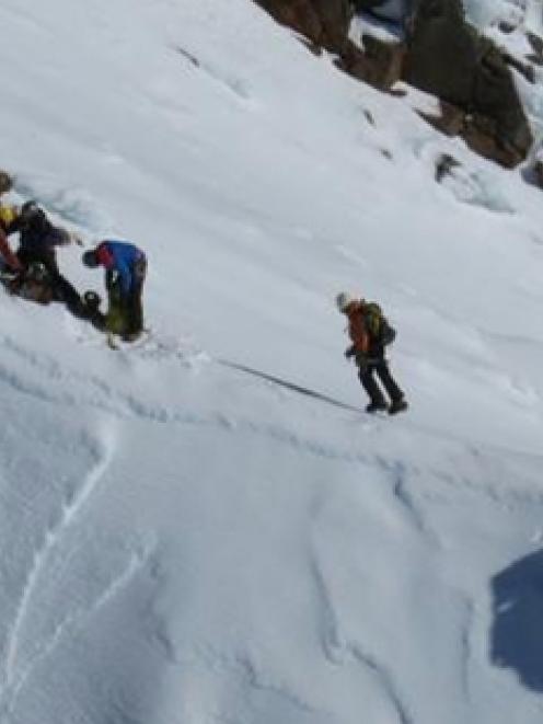 A man was seriously injured when he slipped and fell on the Pinnacle Ridge, Whakapapa, in an area...