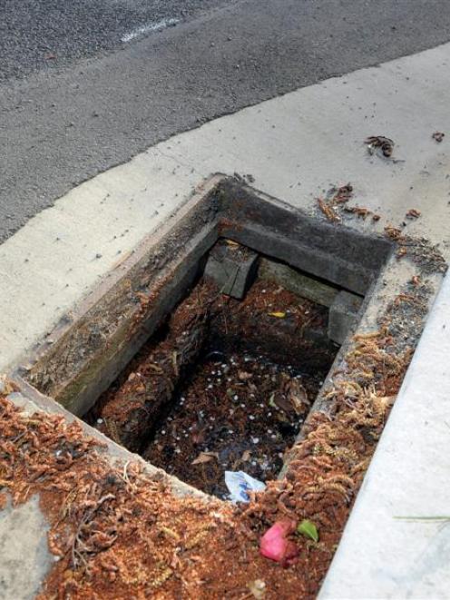 A mud-tank without its  grate. Photo by ODT.