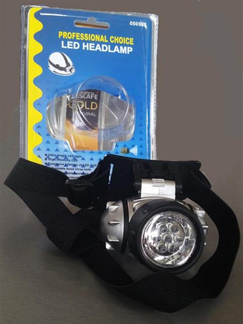 A new headlamp. Photo by Roy Colbert.