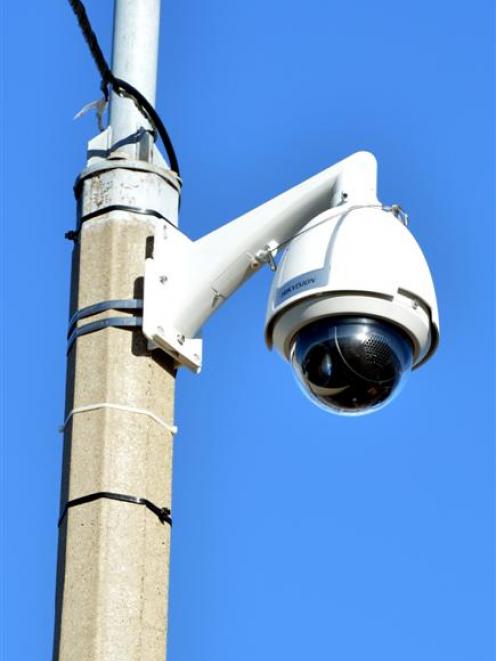 A newly installed camera on Highgate, which takes images of the traffic in four directions. Photo...