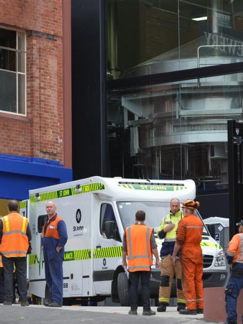 A person was taken to hospital following an accident involving a lift shaft at Speight's. Photo...