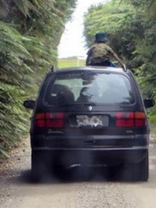 A photograph taken near Hokitika of a child allegedly 
...