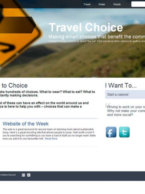 A screengrab of the Queenstown Lakes District Council's website `Choice' for anyone keen on...