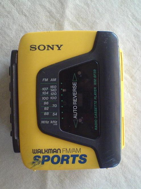 A Sony Walkman from the early 1990s.