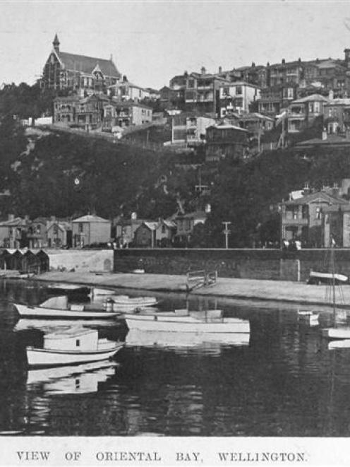 A view of Oriental Bay, Wellington. - Otago Witness, 3.3.1909.