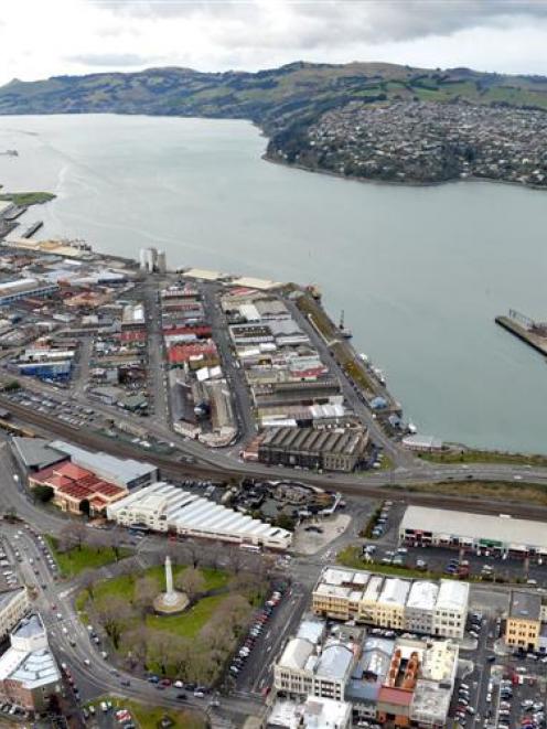 A view of the  Dunedin Harbour  Basin area  and beyond.  PHOTO: STEPHEN JAQUIERY