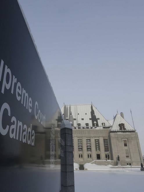 A view shows the Supreme Court of Canada in Ottawa. Photo by Reuters.