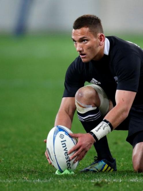 Aaron Cruden has yet to stamp his authority on the game at test level. Photo reuters