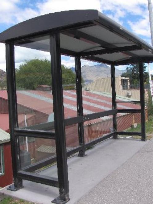 About 100 new bus shelters, similar to this one in Frankton Rd, in Queenstown, will be installed...