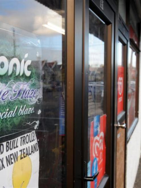 About 40 stores in Dunedin are believed to be selling the cannabis substitute, Kronic. Photo by...