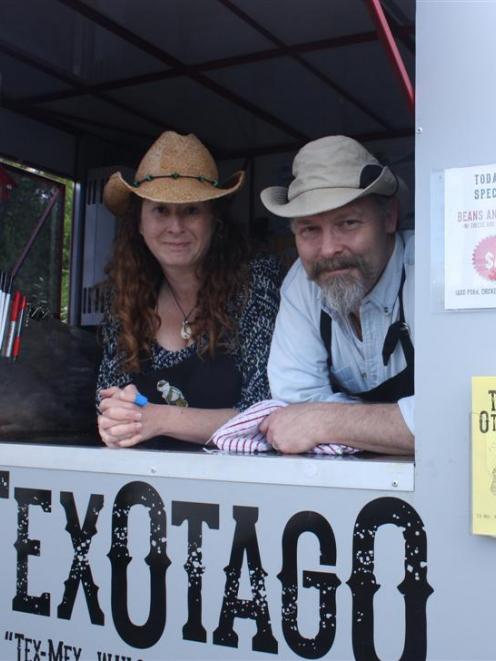 About half of food truck TexOtago's income comes from trading at the museum reserve, owners  Kim...