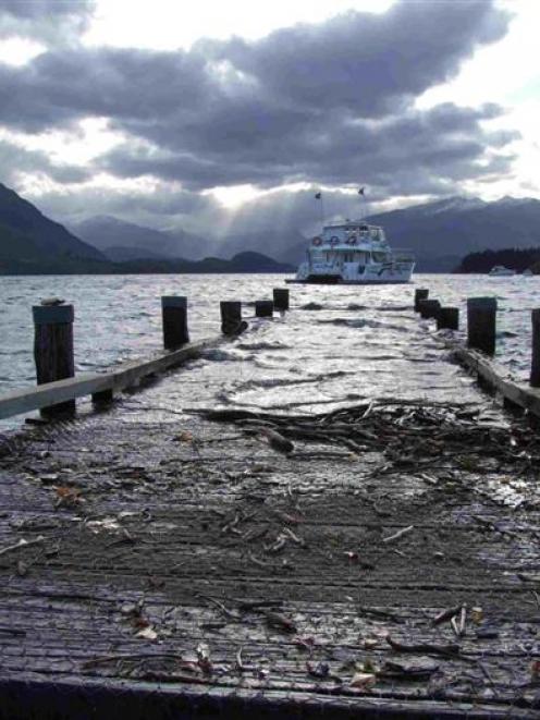 Above water, but for how long? Water levels at Lake Wanaka have receded to uncover the town's...