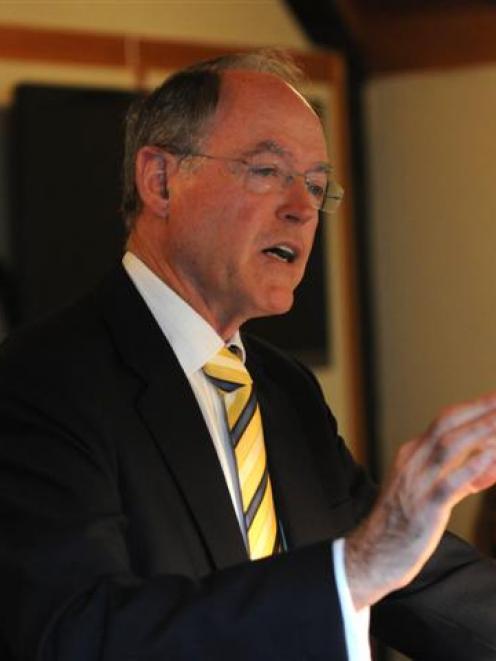 Act New Zealand leader Don Brash. Photo by Peter McIntosh.