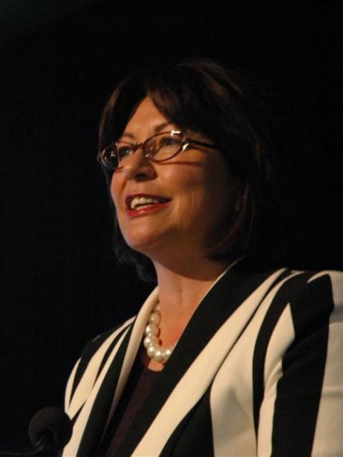 Acting Energy and Resources Minister Hekia Parata at the Queenstown mining conference opening...