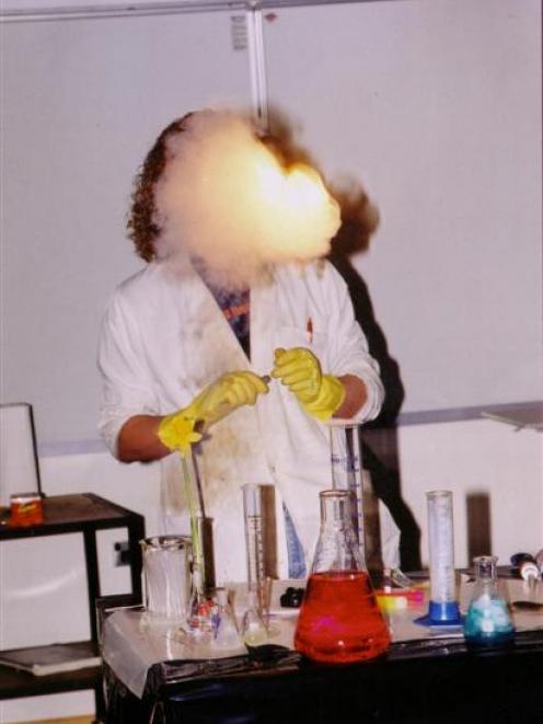 Action and reaction ... Allan Blackman goes face-to-face with the explosive power of chemistry at...