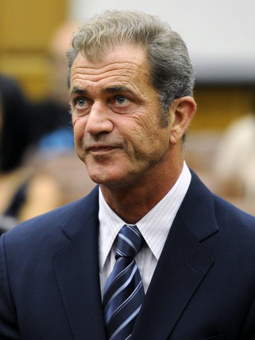 Actor Mel Gibson attends a hearing in Los Angeles Superior Court to finalize financial issues in...
