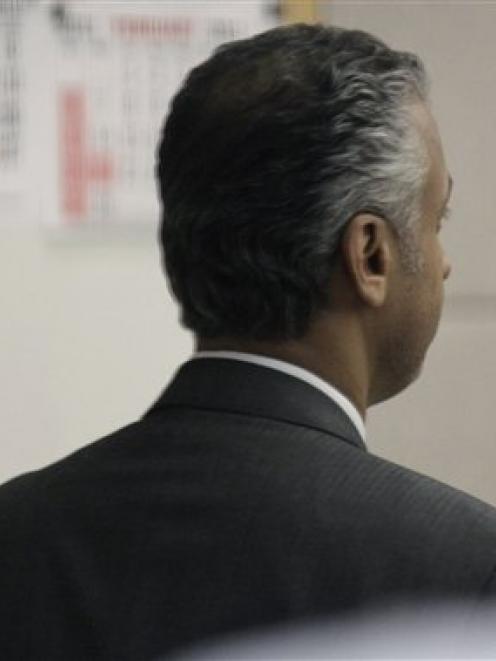 Actor Shelley Malil looks on in the courtroom as the verdict is read. (AP Photo/Gregory Bull)