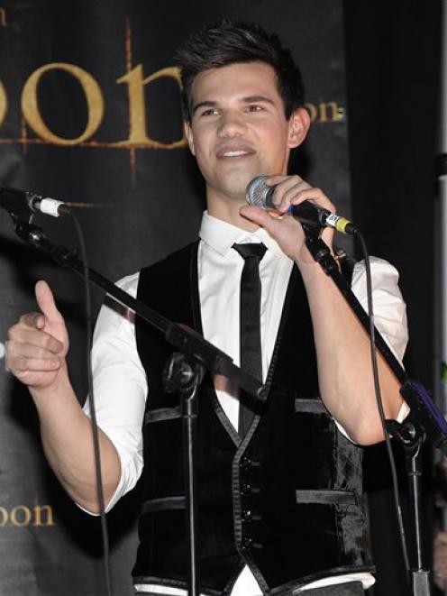 Actor Taylor Lautner. Photo by AP.