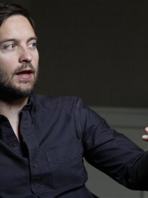 Actor Tobey Maguire. (AP Photo/Damian Dovarganes)