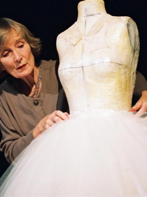 Actress and singer Helen Moulder is Playing Miss Havisham on tour at the Arrowtown Athenaeum Hall...