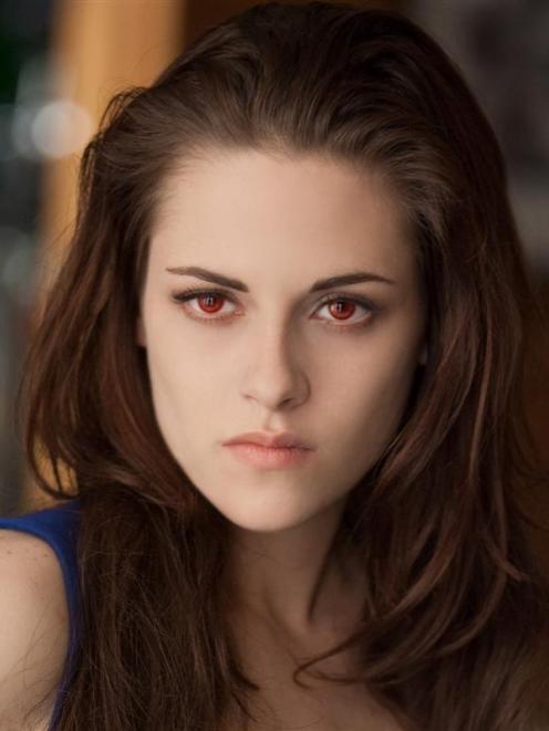 Actress Kristen Stewart in a scene in The Twilight Saga: Breaking Dawn - Part 2. Photo from MCT.
