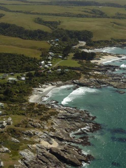 Aerial view of Bull Creek. Photo by ODT.