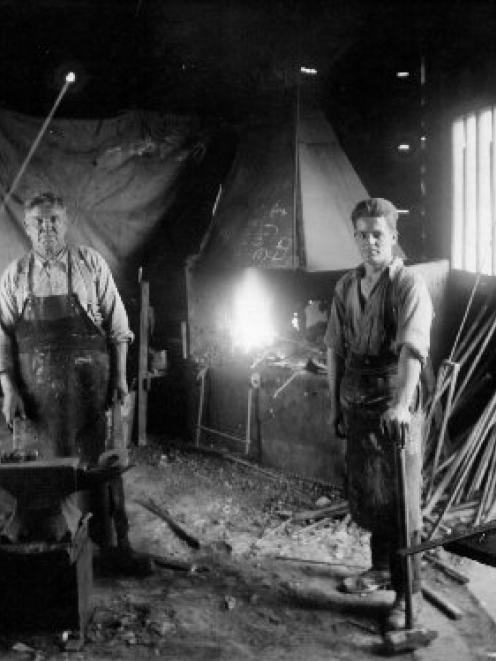 Alec  Love was the blacksmith for the Love construction company established by his brothers....