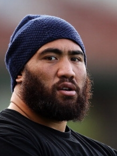 All Black and Auckland prop Charlie Faumuina.