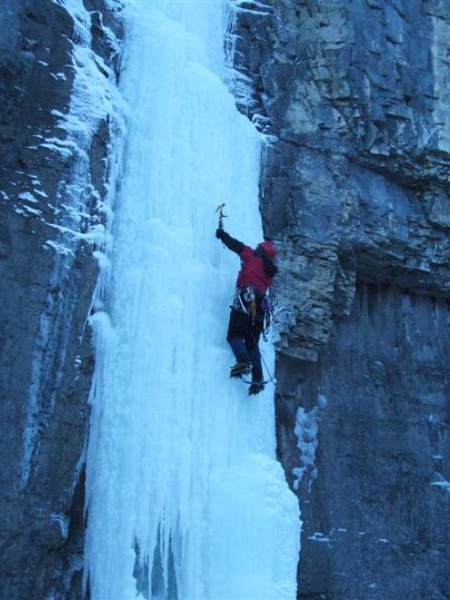 Amanda Ernwein climbs the Ghost Valley in Canada. Photos by Daniel Joll.